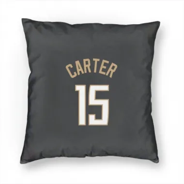 Black Atlanta Hawks Vince Carter   Pillow Cover (18 X 18)