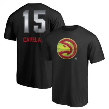Black Youth Clint Capela Atlanta Hawks Midnight Mascot T-Shirt