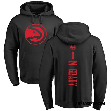 Black Youth Tracy McGrady Atlanta Hawks Branded One Color Backer Pullover Hoodie