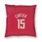 Red Atlanta Hawks Vince Carter    Pillow Cover (18 X 18)