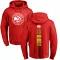 Red Men's Mike Bibby Atlanta Hawks Branded Backer Pullover Hoodie