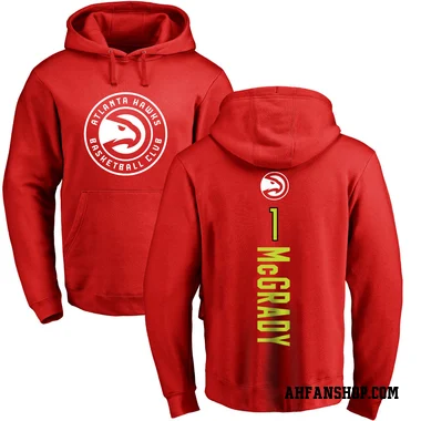 Red Youth Tracy McGrady Atlanta Hawks Branded Backer Pullover Hoodie